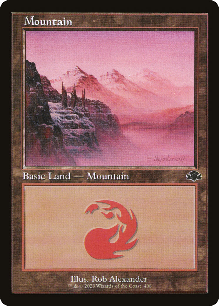 Mountain (408) (Retro) [Dominaria Remastered] | L.A. Mood Comics and Games