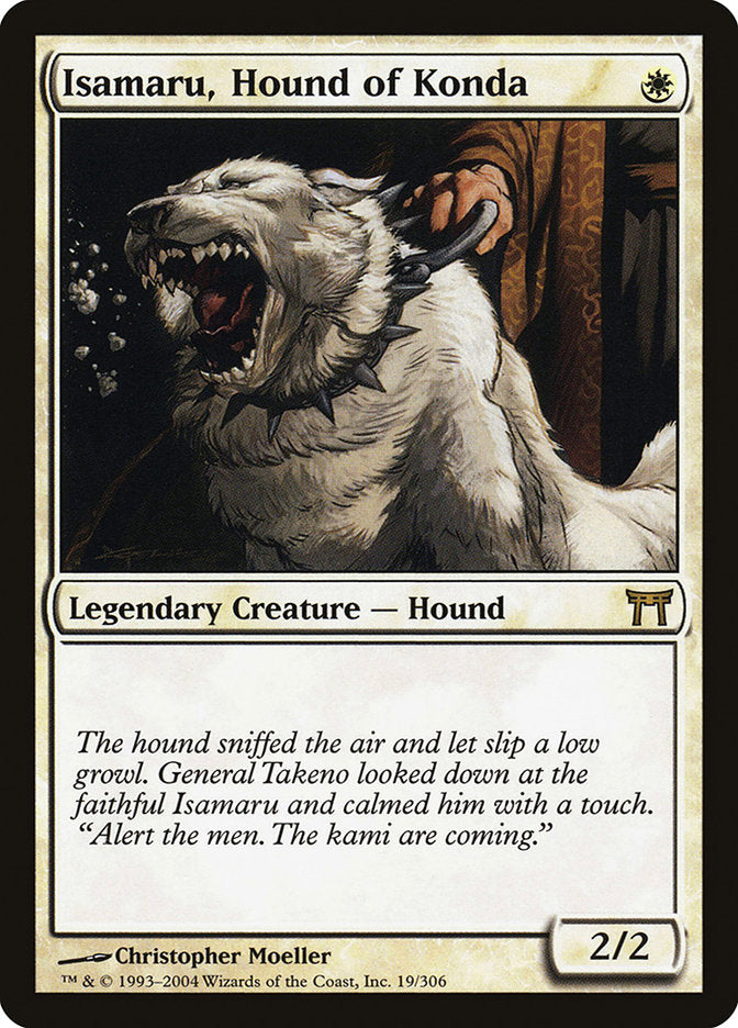 Isamaru, Hound of Konda [Champions of Kamigawa] | L.A. Mood Comics and Games