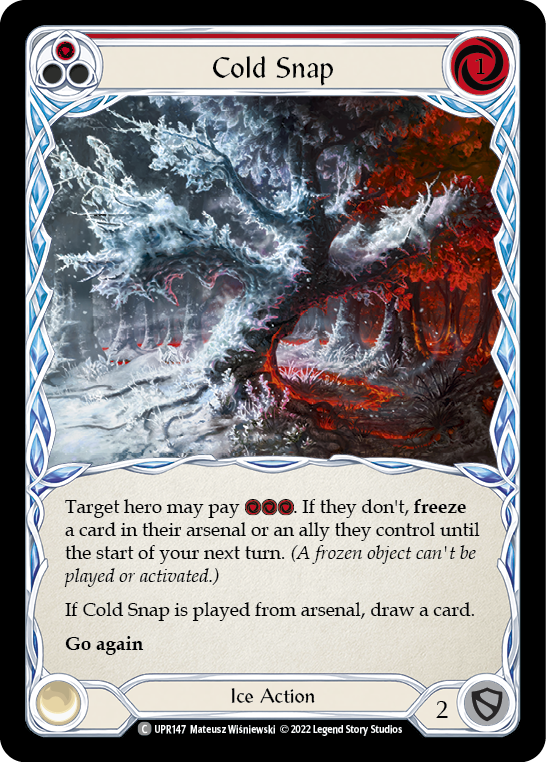 Cold Snap (Red) [UPR147] (Uprising)  Rainbow Foil | L.A. Mood Comics and Games