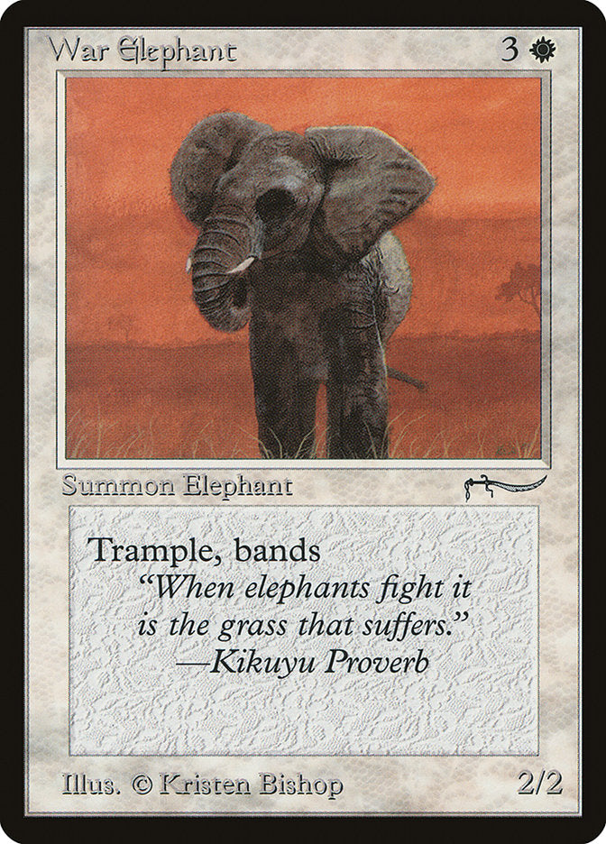 War Elephant (Light Mana Cost) [Arabian Nights] | L.A. Mood Comics and Games