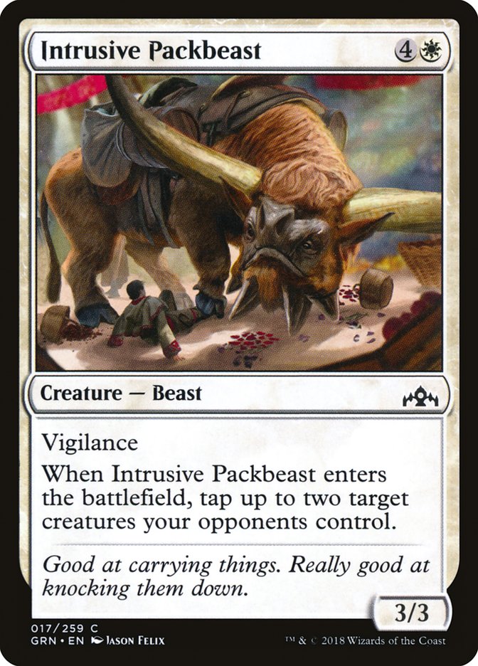 Intrusive Packbeast [Guilds of Ravnica] | L.A. Mood Comics and Games