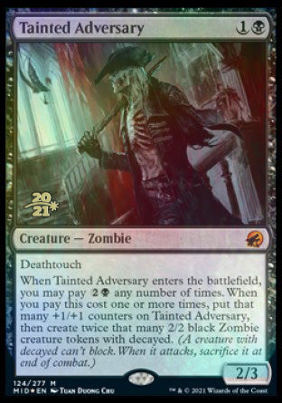 Tainted Adversary [Innistrad: Midnight Hunt Prerelease Promos] | L.A. Mood Comics and Games