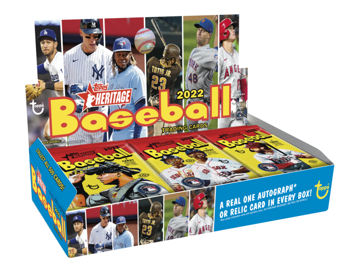 TOPPS HERITAGE BASEBALL 2022 BOX | L.A. Mood Comics and Games