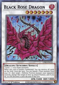 Black Rose Dragon (Blue) [LDS2-EN110] Ultra Rare | L.A. Mood Comics and Games