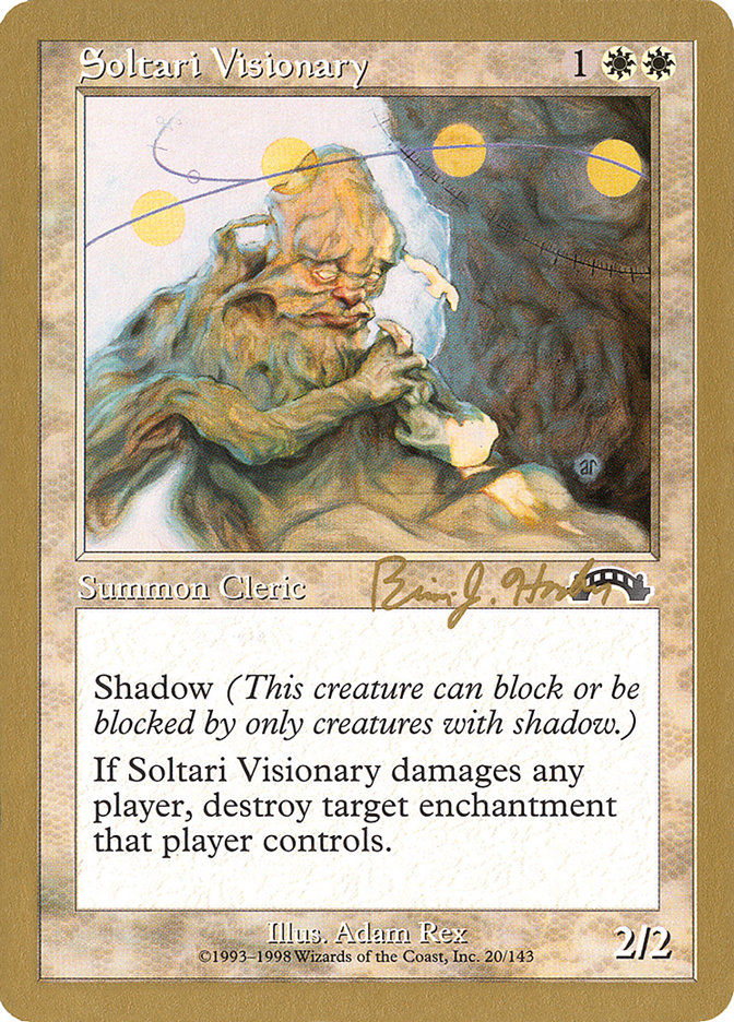 Soltari Visionary (Brian Hacker) [World Championship Decks 1998] | L.A. Mood Comics and Games