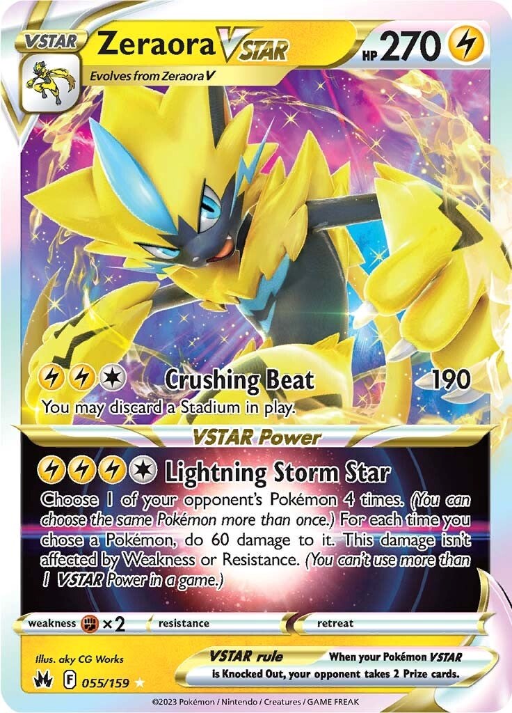 Zeraora VSTAR (055/159) [Sword & Shield: Crown Zenith] | L.A. Mood Comics and Games