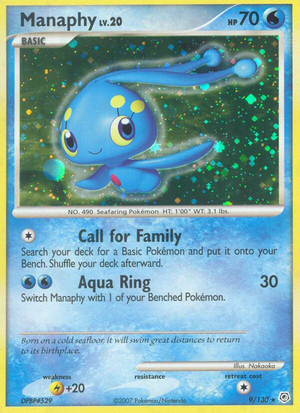 Manaphy (9/130) [Diamond & Pearl: Base Set] | L.A. Mood Comics and Games