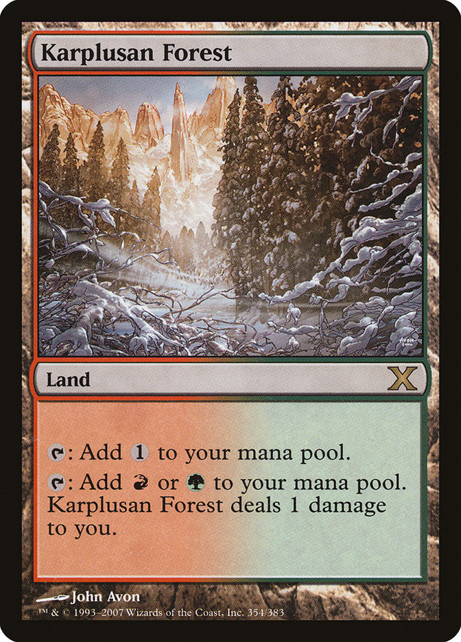 Karplusan Forest [Tenth Edition] | L.A. Mood Comics and Games