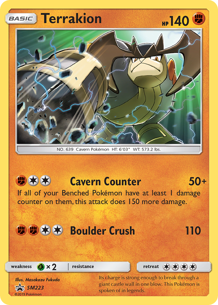 Terrakion (SM223) [Sun & Moon: Black Star Promos] | L.A. Mood Comics and Games