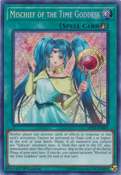 Mischief of the Time Goddess [SHVA-EN007] Secret Rare | L.A. Mood Comics and Games