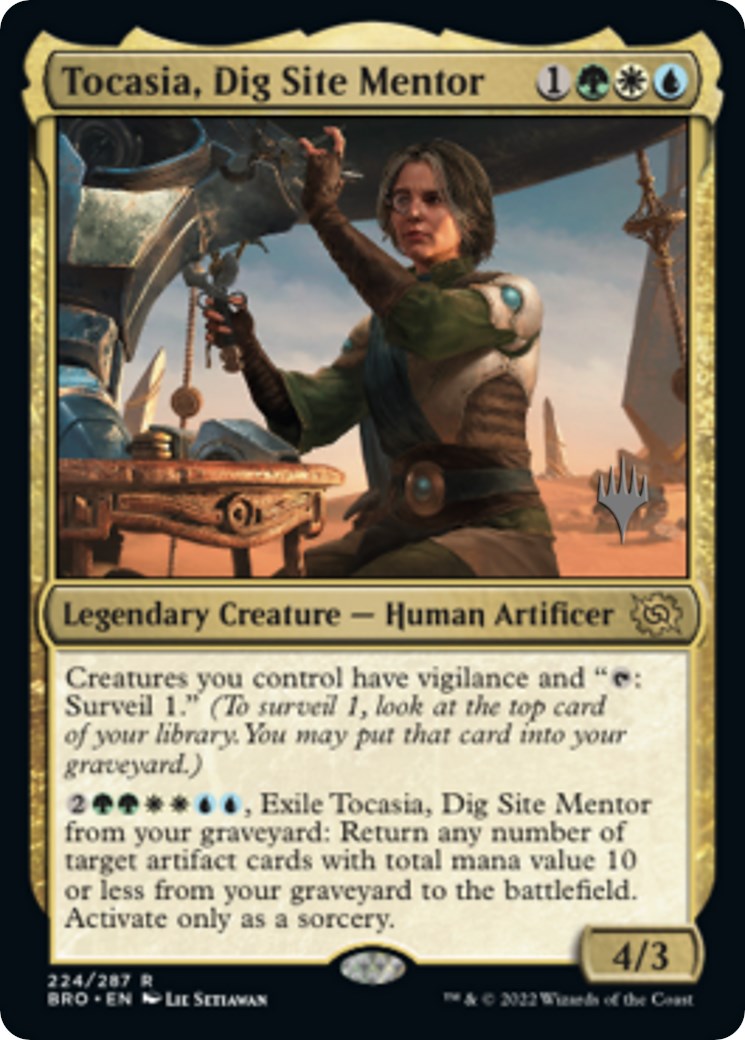 Tocasia, Dig Site Mentor (Promo Pack) [The Brothers' War Promos] | L.A. Mood Comics and Games