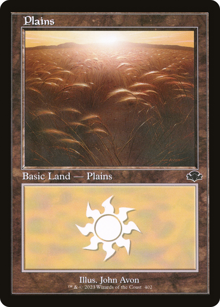 Plains (402) (Retro) [Dominaria Remastered] | L.A. Mood Comics and Games