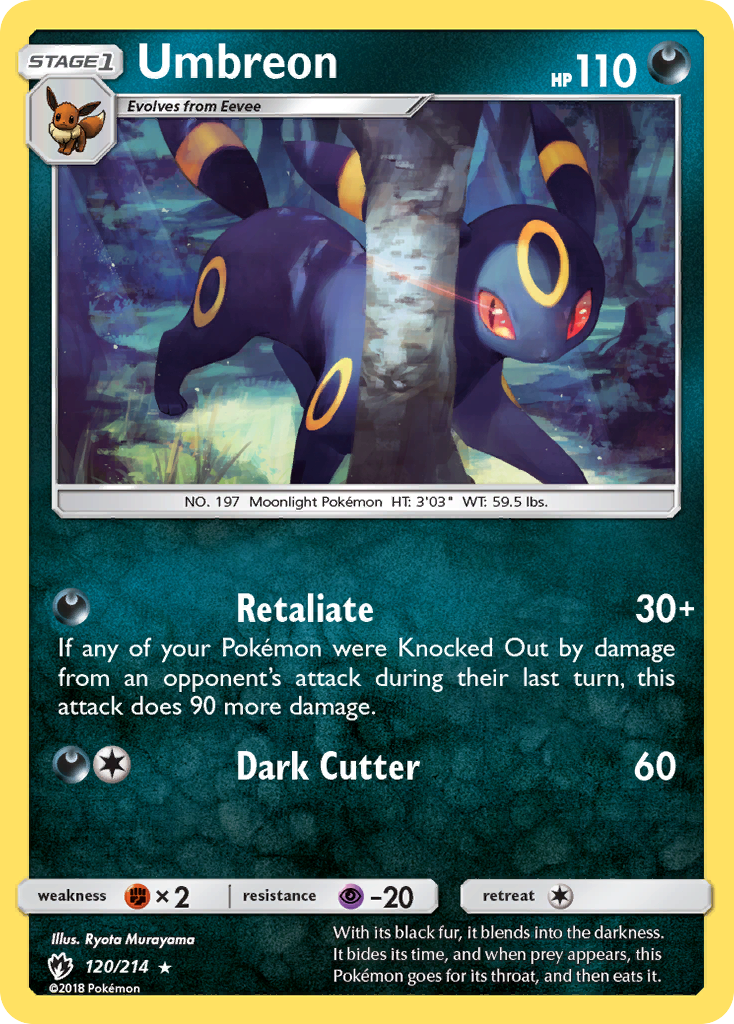 Umbreon (120/214) [Sun & Moon: Lost Thunder] | L.A. Mood Comics and Games