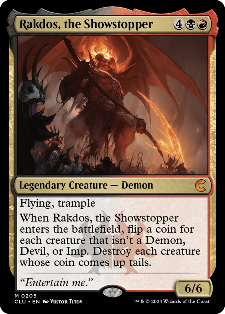 Rakdos, the Showstopper [Ravnica: Clue Edition] | L.A. Mood Comics and Games