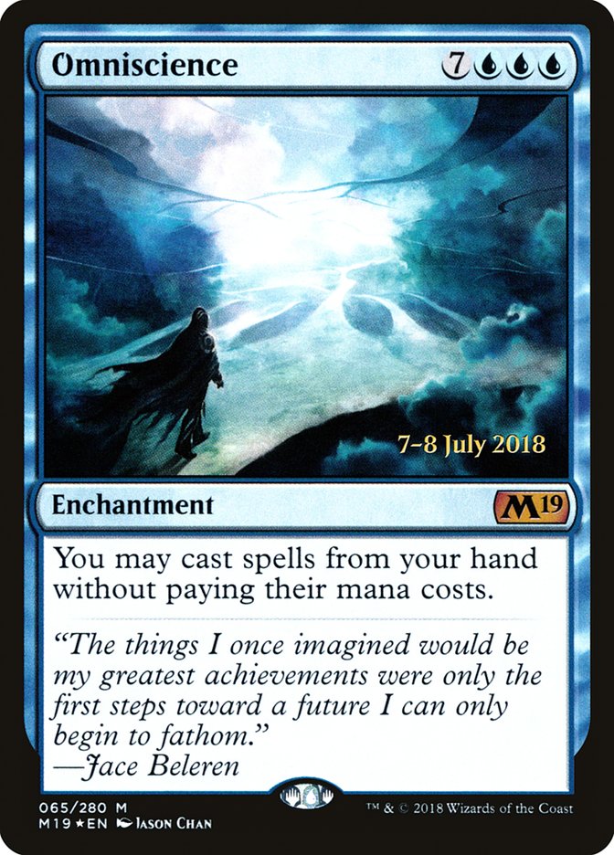 Omniscience [Core Set 2019 Prerelease Promos] | L.A. Mood Comics and Games