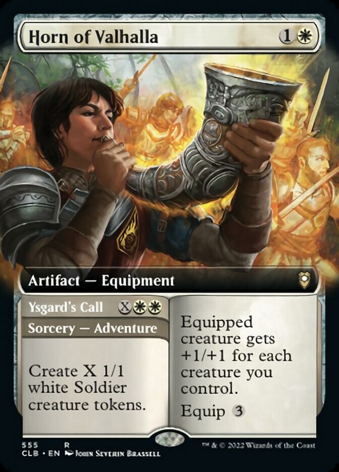 Horn of Valhalla // Ysgard's Call (Extended Art) [Commander Legends: Battle for Baldur's Gate] | L.A. Mood Comics and Games