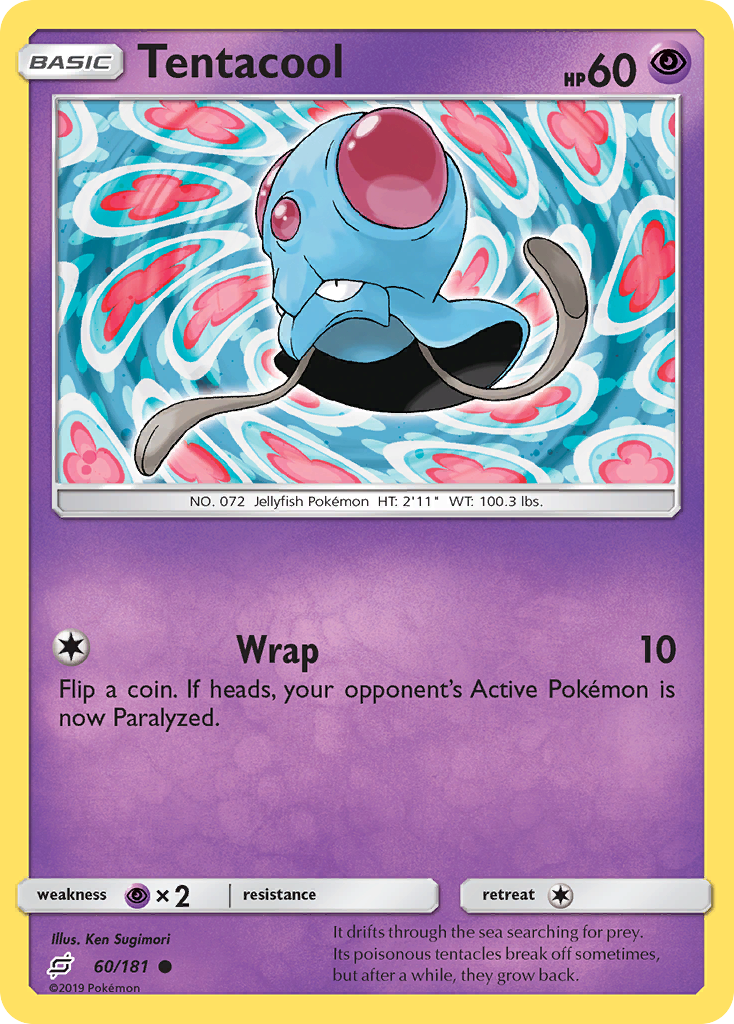 Tentacool (60/181) [Sun & Moon: Team Up] | L.A. Mood Comics and Games