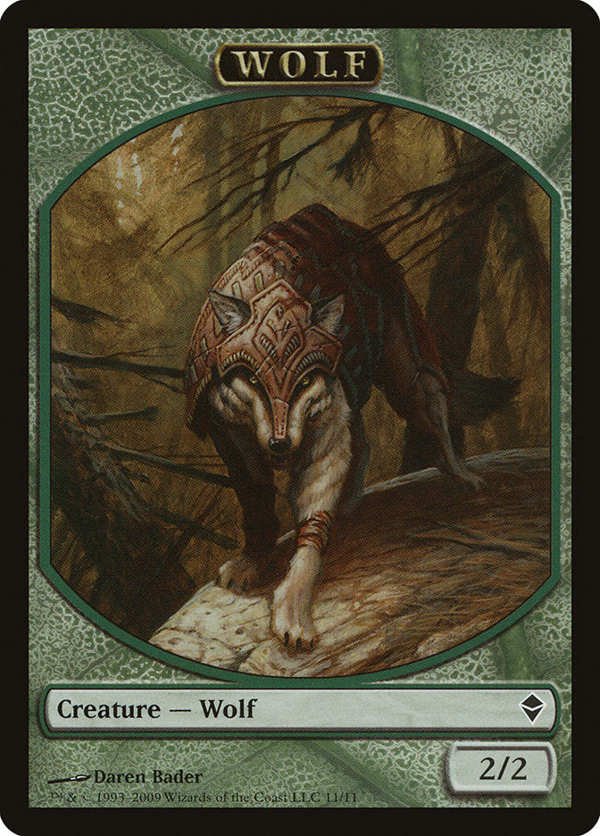 Wolf Token [Zendikar Tokens] | L.A. Mood Comics and Games