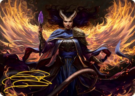 Farideh, Devil's Chosen Art Card (Gold-Stamped Signature) [Dungeons & Dragons: Adventures in the Forgotten Realms Art Series] | L.A. Mood Comics and Games
