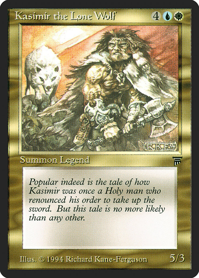 Kasimir the Lone Wolf [Legends] | L.A. Mood Comics and Games