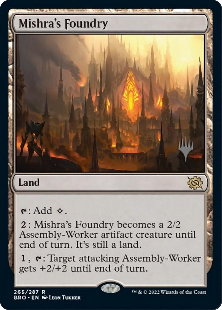 Mishra's Foundry (Promo Pack) [The Brothers' War Promos] | L.A. Mood Comics and Games