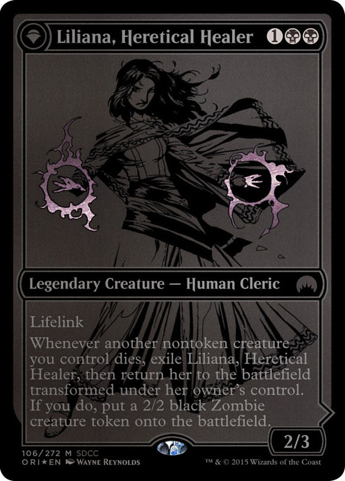 Liliana, Heretical Healer // Liliana, Defiant Necromancer [San Diego Comic-Con 2015] | L.A. Mood Comics and Games