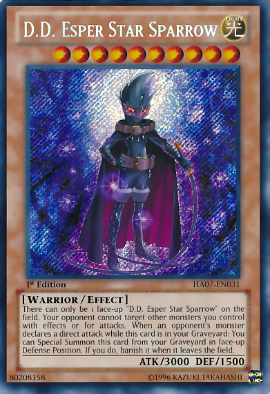 D.D. Esper Star Sparrow [HA07-EN031] Secret Rare | L.A. Mood Comics and Games