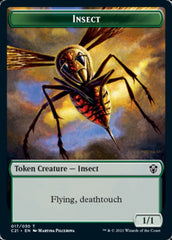 Beast (011) // Insect Double-Sided Token [Commander 2021 Tokens] | L.A. Mood Comics and Games