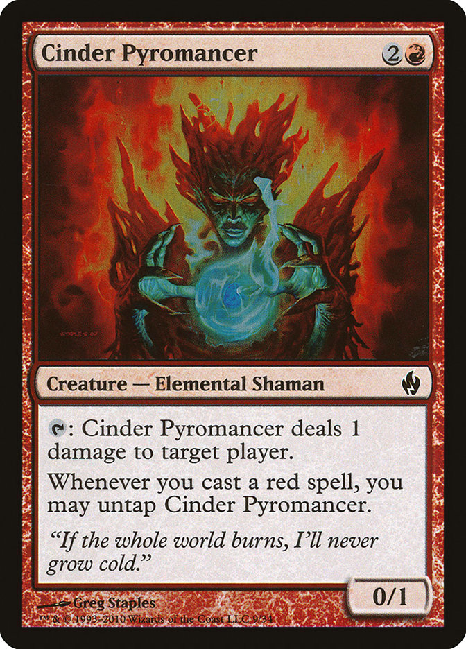 Cinder Pyromancer [Premium Deck Series: Fire and Lightning] | L.A. Mood Comics and Games