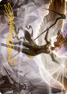 Sigarda's Splendor Art Card (Gold-Stamped Signature) [Innistrad: Midnight Hunt Art Series] | L.A. Mood Comics and Games
