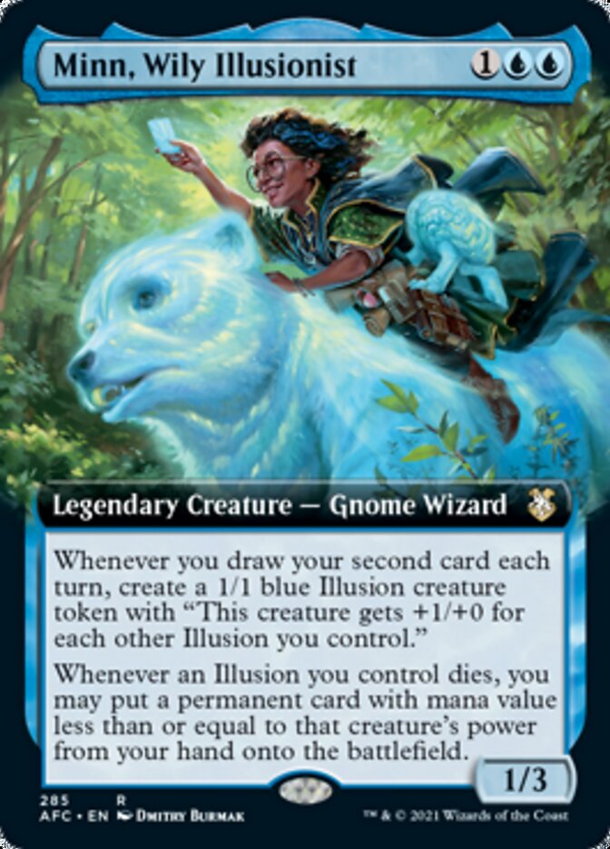 Minn, Wily Illusionist (Extended Art) [Dungeons & Dragons: Adventures in the Forgotten Realms Commander] | L.A. Mood Comics and Games