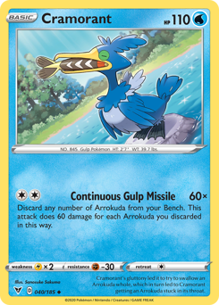 Cramorant (040/185) [Sword & Shield: Vivid Voltage] | L.A. Mood Comics and Games