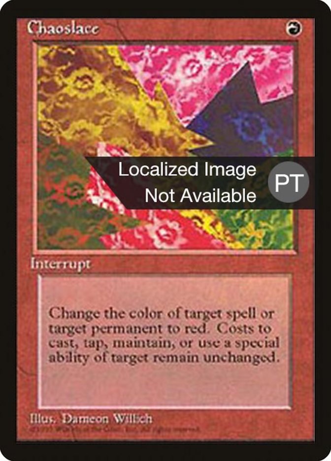 Chaoslace [Fourth Edition (Foreign Black Border)] | L.A. Mood Comics and Games