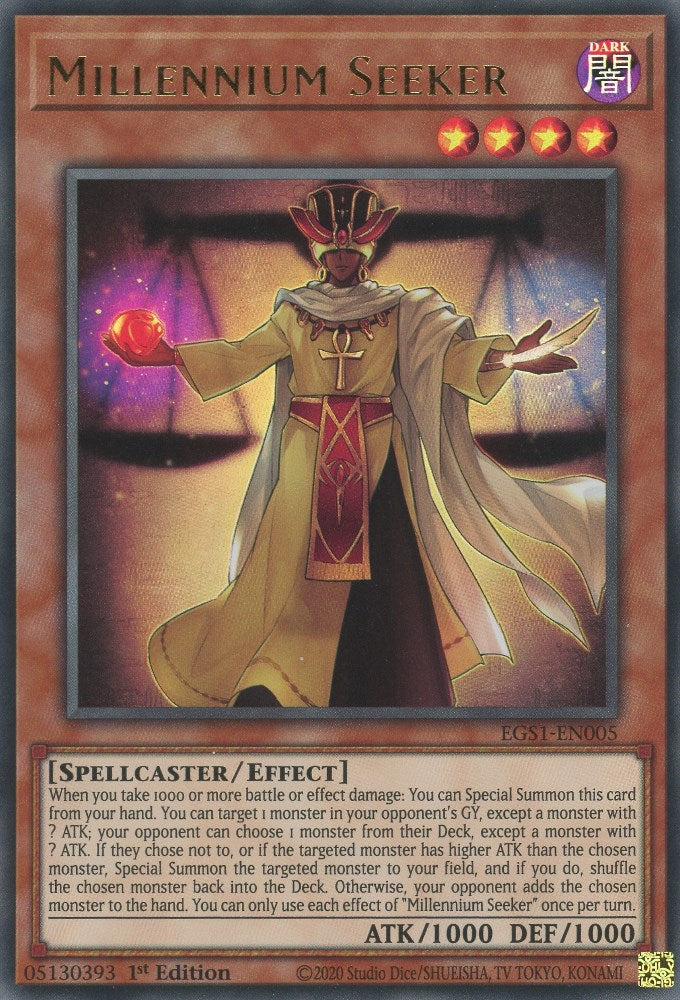Millennium Seeker [EGS1-EN005] Ultra Rare | L.A. Mood Comics and Games