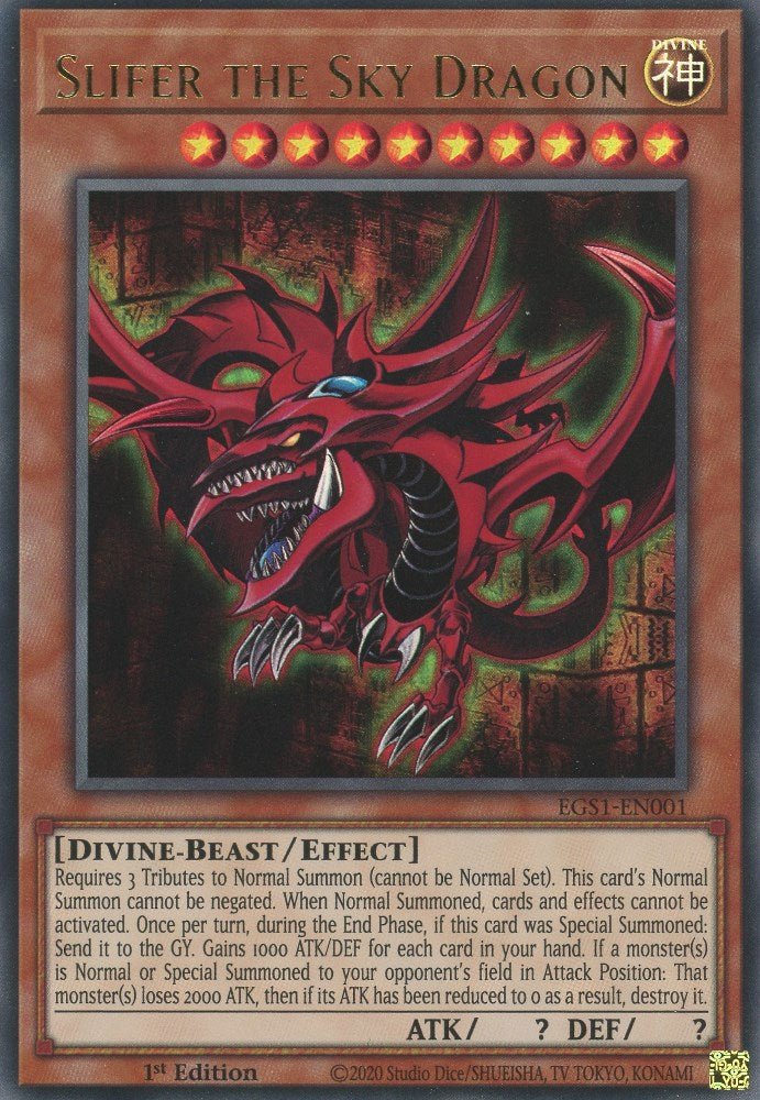 Slifer the Sky Dragon [EGS1-EN001] Ultra Rare | L.A. Mood Comics and Games