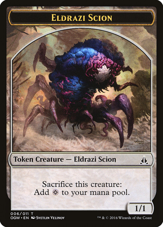 Eldrazi Scion Token (006/011) [Oath of the Gatewatch Tokens] | L.A. Mood Comics and Games