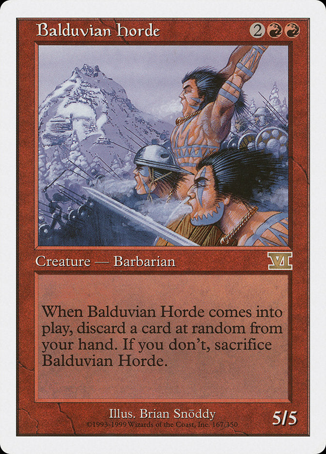 Balduvian Horde [Classic Sixth Edition] | L.A. Mood Comics and Games