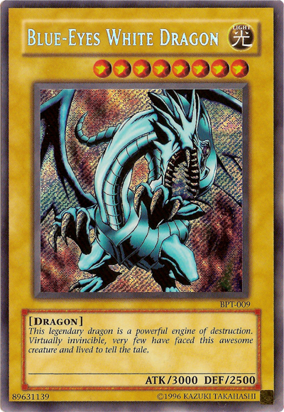 Blue-Eyes White Dragon [BPT-009] Secret Rare | L.A. Mood Comics and Games