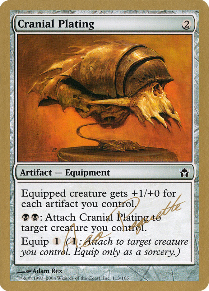 Cranial Plating (Aeo Paquette) [World Championship Decks 2004] | L.A. Mood Comics and Games