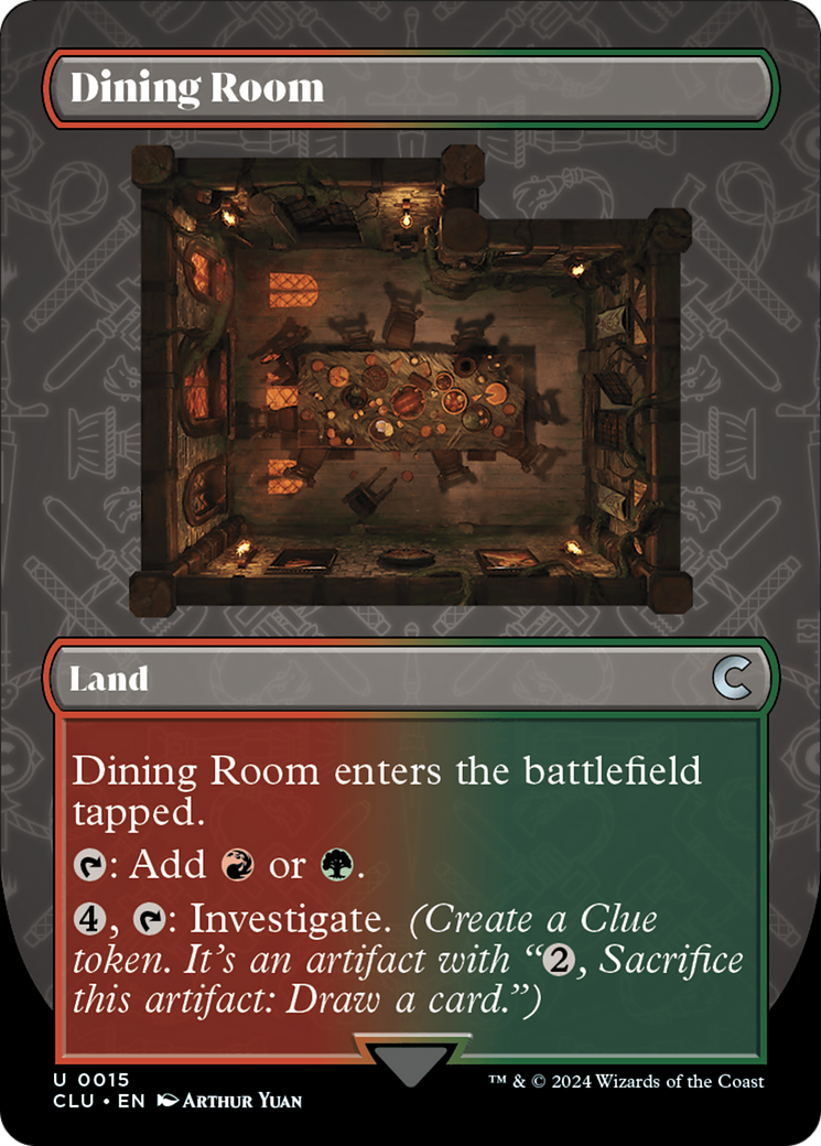 Dining Room (Borderless) [Ravnica: Clue Edition] | L.A. Mood Comics and Games