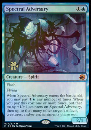 Spectral Adversary [Innistrad: Midnight Hunt Prerelease Promos] | L.A. Mood Comics and Games