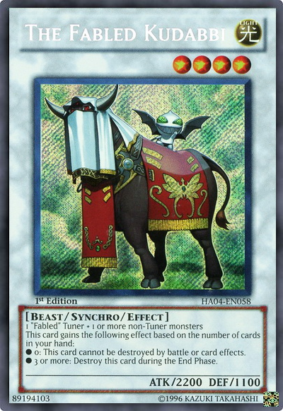 The Fabled Kudabbi [HA04-EN058] Secret Rare | L.A. Mood Comics and Games