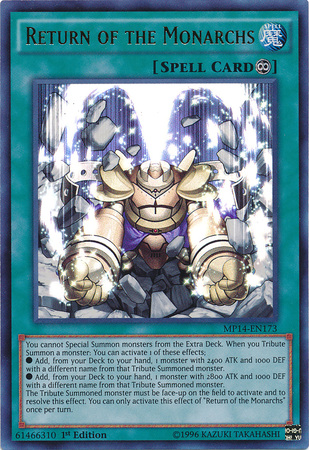 Return of the Monarchs [MP14-EN173] Ultra Rare | L.A. Mood Comics and Games