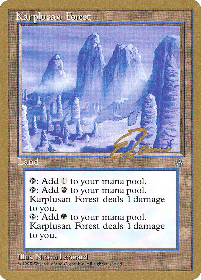 Karplusan Forest (Eric Tam) [Pro Tour Collector Set] | L.A. Mood Comics and Games