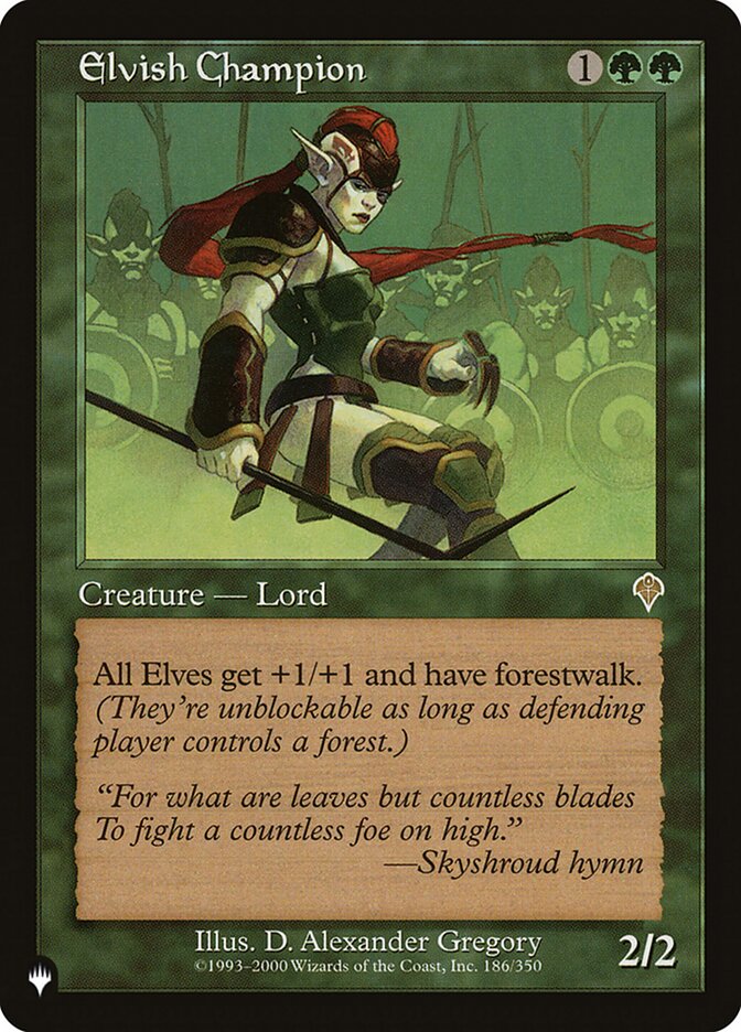Elvish Champion [The List] | L.A. Mood Comics and Games
