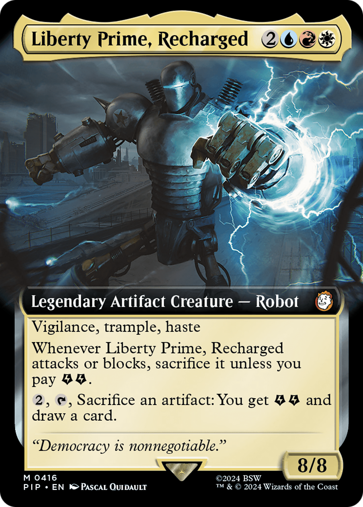 Liberty Prime, Recharged (Extended Art) [Fallout] | L.A. Mood Comics and Games