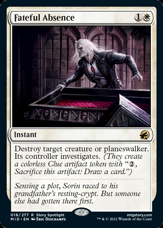 Fateful Absence [Innistrad: Midnight Hunt] | L.A. Mood Comics and Games