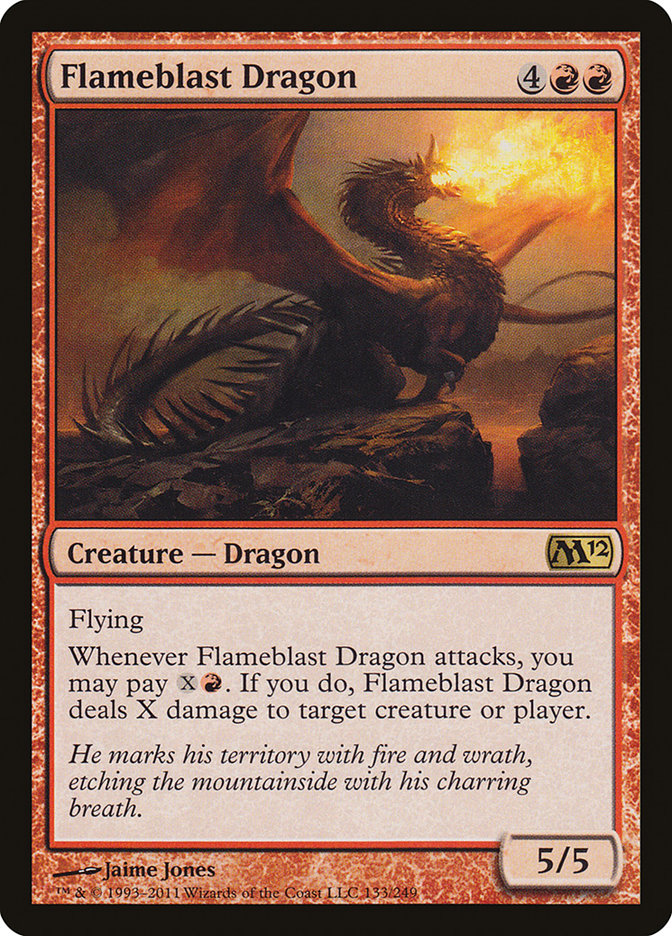 Flameblast Dragon [Magic 2012] | L.A. Mood Comics and Games