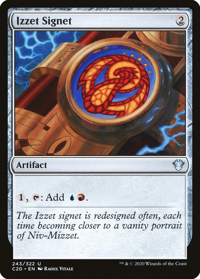 Izzet Signet [Commander 2020] | L.A. Mood Comics and Games