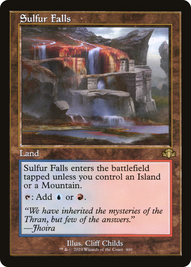 Sulfur Falls (Retro) [Dominaria Remastered] | L.A. Mood Comics and Games